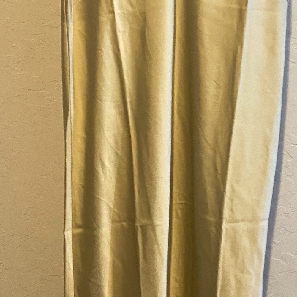 Beautiful Silk Gold Dress